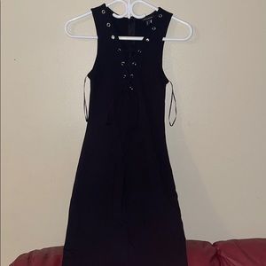 Revamped body con Black dress